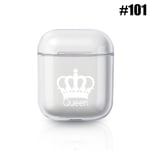 For Apple Airpods Hard Pc Case Transparent 101