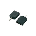 Klinke Audio Y-adaptateur [1x une fiche jack 3.5 mm - 2x Klinkenbuchse 6.35 mm] noir SpeaKa Profess