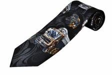 THE TIE STUDION - Trucks Vehicle on the Road, Men's Transportation Novelty Tie