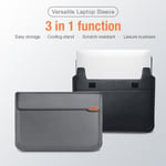 Nillkin Versatile Laptop Sleeve (vaakasuora sign) (Macbook Pro 15/16) - Musta