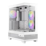 Antec CX700 RGB Elite Mid Tower Tempered Glass White PC Gaming Case
