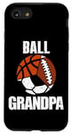 iPhone SE (2020) / 7 / 8 Ball Grandpa Funny Football Soccer Basketball Grandpa Case