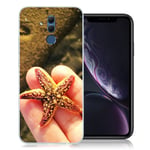 Huawei Mate 20 Lite Unikt bild mönstrat flexibelt och mjukt silikonplast mobilskal - Stjöstjärna