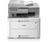 BROTHER DCPL3550CDW All-in-One Wireless Laser Colour Printer, Silver/Grey