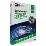 Bitdefender Antivirus PC Lifetime Edition 2022 - Protection a vie - Neuf