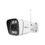 Foscam Caméra WiFi extérieur avec Spots et sirène - V5P Blanc