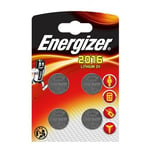 Energizer Lithium Battery CR2016 3V Ref E300520400 Pack 4 149376