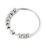 Anxiety Spinning Rings Fidget Tunna Stapelbara Ringar, 15mm