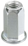 Ejot 460394 Blindnitmutter plant huvud öppen sexkant, 200-pack M10C