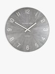 Thomas Kent Wharf Wood-Effect Arabic Numeral Analogue Wall Clock, 76cm
