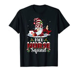 PACU Nurse Squad Gnome Christmas Plaid Nursing Stethoscope T-Shirt