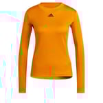 adidas Trn LS Cold.Rdy T-shirt XS dam - Orange mellanfodrad löpartröja för komfort och värme under kalla dagar