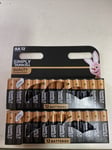 24x Duracell AA Power Alkaline Batteries Economy Pack LR6 MN1500 Long Exp