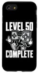 Coque pour iPhone SE (2020) / 7 / 8 Level 50 Complete Tenue de jeu pour le 50ème anniversaire 50