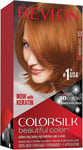 3x Revlon Colorsilk Permanent Hair Colour Dye - 53 Light Auburn