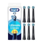 Oral-B iO Ultimate Clean borsthuvuden 6 st, svart