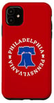 Coque pour iPhone 11 Philadelphie Pennsylvanie Liberty Bell Patriotic Philly