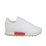 Reebok Classic Old Meets Lace-Up White Smooth Leather Womens Trainers BD3156
