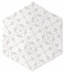 kakel marrakech gris mix hexagon
