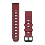 Garmin QuickFit armband 22 mm silikon, Marsala/grafit