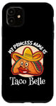 Coque pour iPhone 11 My Princess Name Is Taco Belle – dicton sarcastique amusant