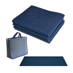 Khataland Yofo Mat Ultra Thick Foldable Yoga Mat - Midnight Blue, 72 x 24 x 1/4 Inch