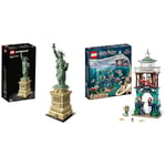 LEGO 21042 Architecture Statue of Liberty Model Building Kit, Collectable New York Souvenir Set, for Women, Men, Her or Him, Home Décor, Creative Activity & 76420 Harry Potter Triwizard Tournament