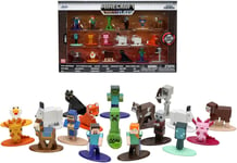 Jada Toys 253265008 Minecraft Multi Pack Nano Figures, Wave 8, Multi-Coloured