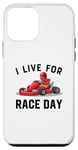 iPhone 12 mini I Live For Race Day Go Kart Racer Race Racing Driving Case