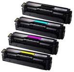 Prestige Cartridge CLT-504S Set of 4 Compatible Laser Toner Cartridges for Samsung CLP-415N, CLP-415NW, CLX-4195FN, CLX-4195N, CLX-4195FW, Xpress C1810W, C1860FN, C1860FW