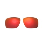 Walleva Fire Red Non-Polarized Replacement Lenses For Oakley Holbrook XL