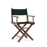elami- Director’s Chair – Ducale Collection - Foldable and Light– Forest Green –Teak-Dyed Frame –Made in Italy – Outdoor Furniture, Garden Chair and Living Room Beech Wood -91 x 53 x 43 cm