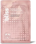 Bliss Rose Gold Foil Sheet Mask Rescue Face Mask Soothes and Hydrates All Skin T