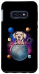 Coque pour Galaxy S10e Rhodesian Ridgeback On The Moon Galaxy Funny Dog In Space