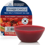 Yankee Candle Wax Melts, Black Cherry, up to 8 Hours of Fragrance, 1 Count, Red