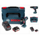 Bosch Professional GSB 18V-21 Perceuse-visseuse à percussion sans fil 18V 55Nm + 1x Batterie 5,0Ah + Chargeur + Coffret L-Boxx