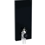 Geberit Monolith Modul for gulvstående toalett, 114 cm - Svart/Aluminium svartkrom