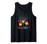 Player 1 Gaming Gaming Console PS5 Gamer Couple Gifts Tank Top
