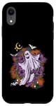 iPhone XR Vintage Floral Ghost Cute Halloween Womens Kids Man Case