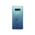 Evetane - Coque Silicone Compatible Samsung Galaxy S10e - Protection Intégrale 360, Fine et Transparente - Coque Avant & Arrière - Haute Résistance - Pissenlit