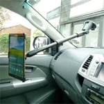 Extending Telescopic Car Window Arm Tablet Holder Mount for Galaxy Tab S 8.4