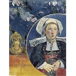 Paul Gauguin La Belle Angele Art Print Canvas Premium Wall Decor Poster Mural