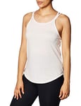 Nike W Nk Yoga Strappy Tank Top - Barely Rose/Heather/(Plum Chalk), X-Large