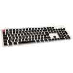 Glorious PC Gaming Race Compatible ABS Keycaps - 105 St., Schwarz, ISO, UK-Layout