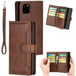 Plånboksfodral Multi-Slot iPhone 14 Brun