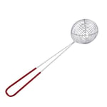 JBNS 1PC Stainless Steel Mesh Strainers Strainer Scoop Colander Cooking Gadget Soup Skimmer Scoop Kitchen Cooking Gadget 27cm Sturdy Necessary Home Serving Appliance