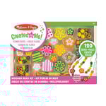 Melissa & Doug Perles en bois - fleurs,Fabrication de bijoux, colliers, bracelet, Loisirs creatifs pour enfants, Bracelets d'amitié pour filles et garçons, Cadeaux pour enfants de 4, 5, 6 ans
