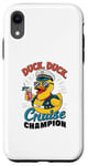 Coque pour iPhone XR Duck Duck Cruise Funny Family Cruising Groupe assorti