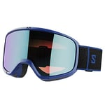 Salomon Aksium 20 Photochromic Unisex Goggles Ski Snowboarding, Great fit and comfort, Durability, and Automatically optimized vision, Blue, One Size