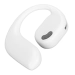 (White) Single Ear Headphones Long Lasting Noise Reduction Wireless Sports